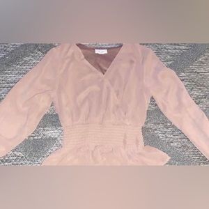Pink blouse Size Small